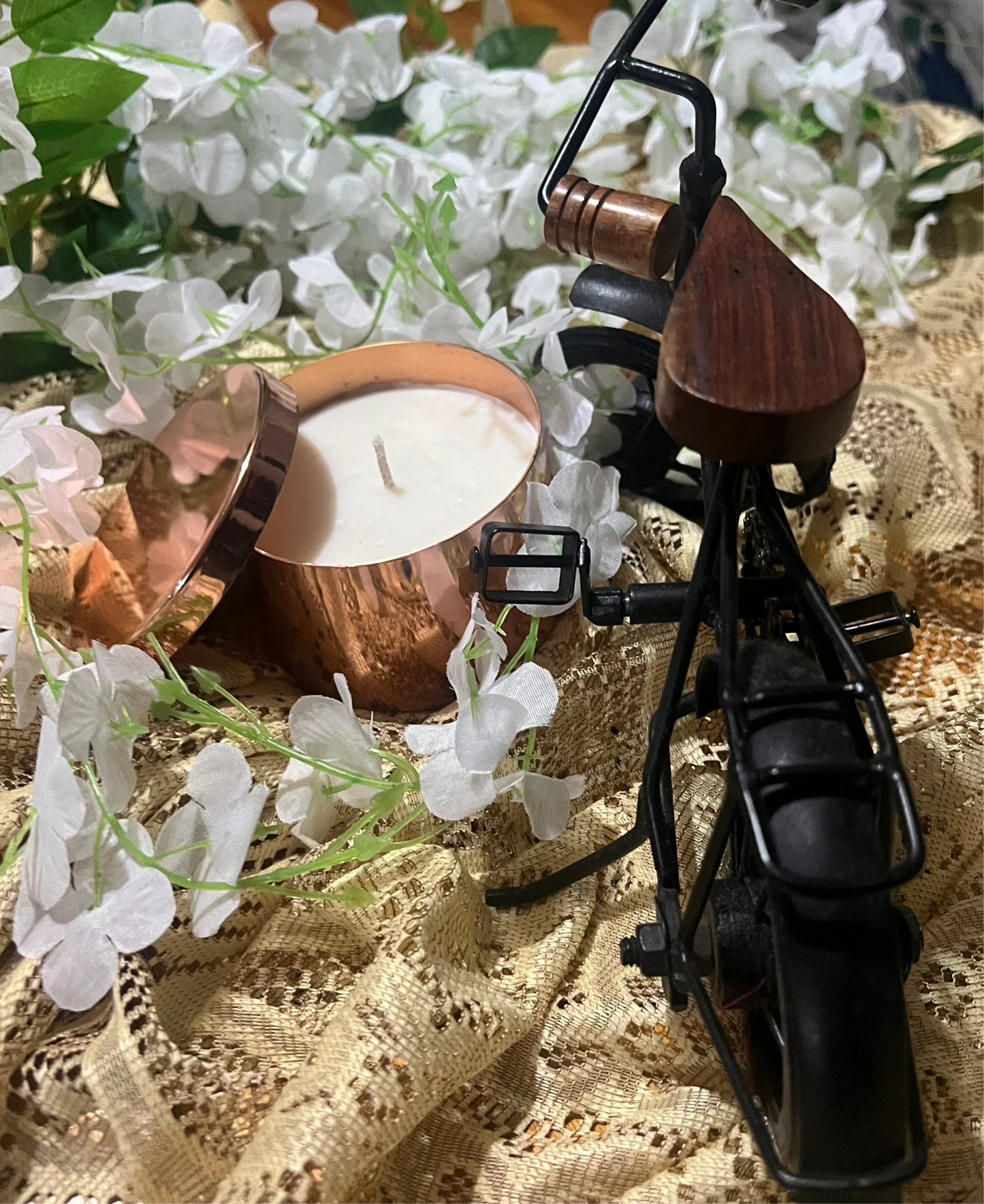 Rose Gold Plated tall standley Tin