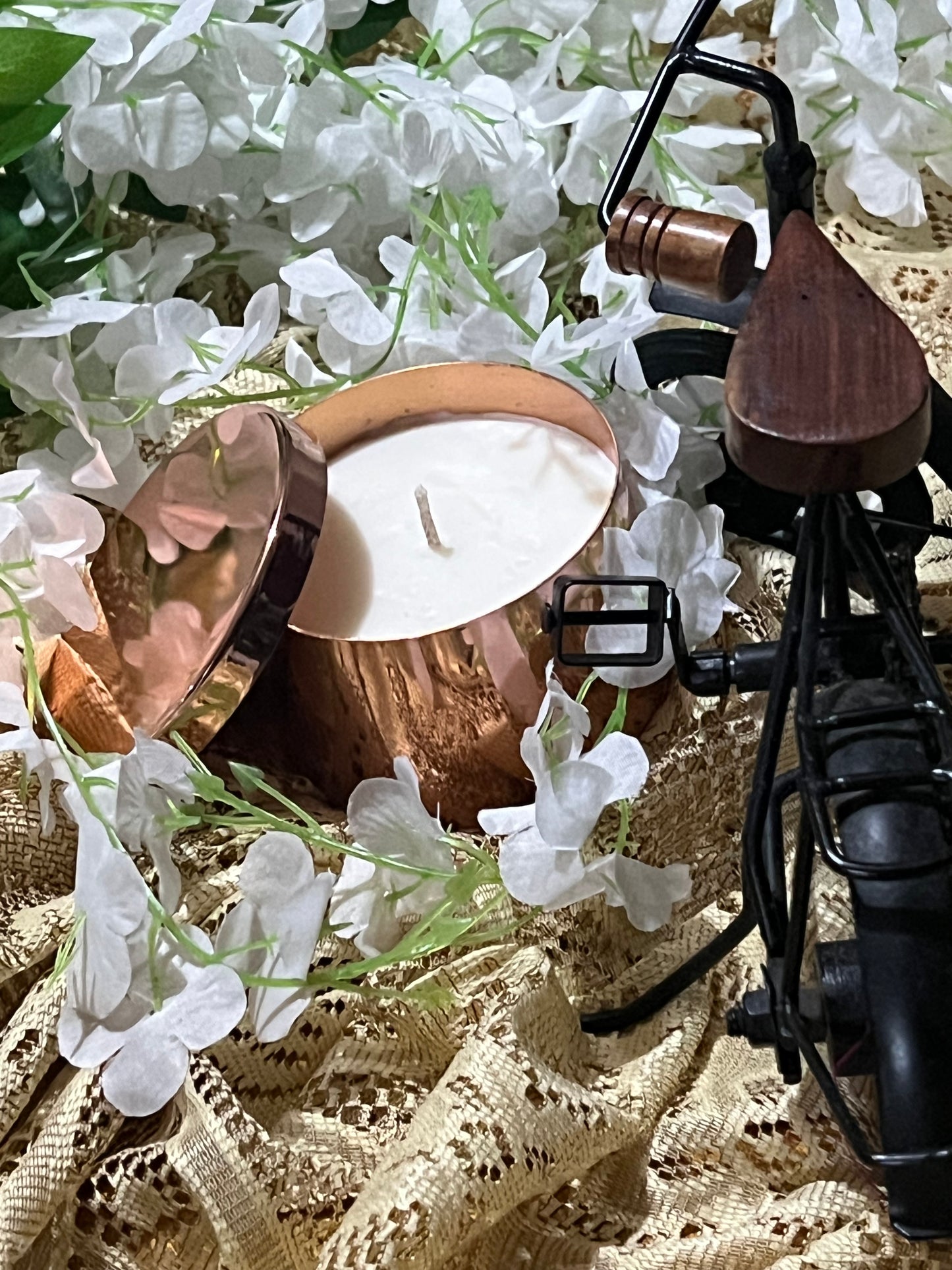 Rose Gold Plated tall standley Tin