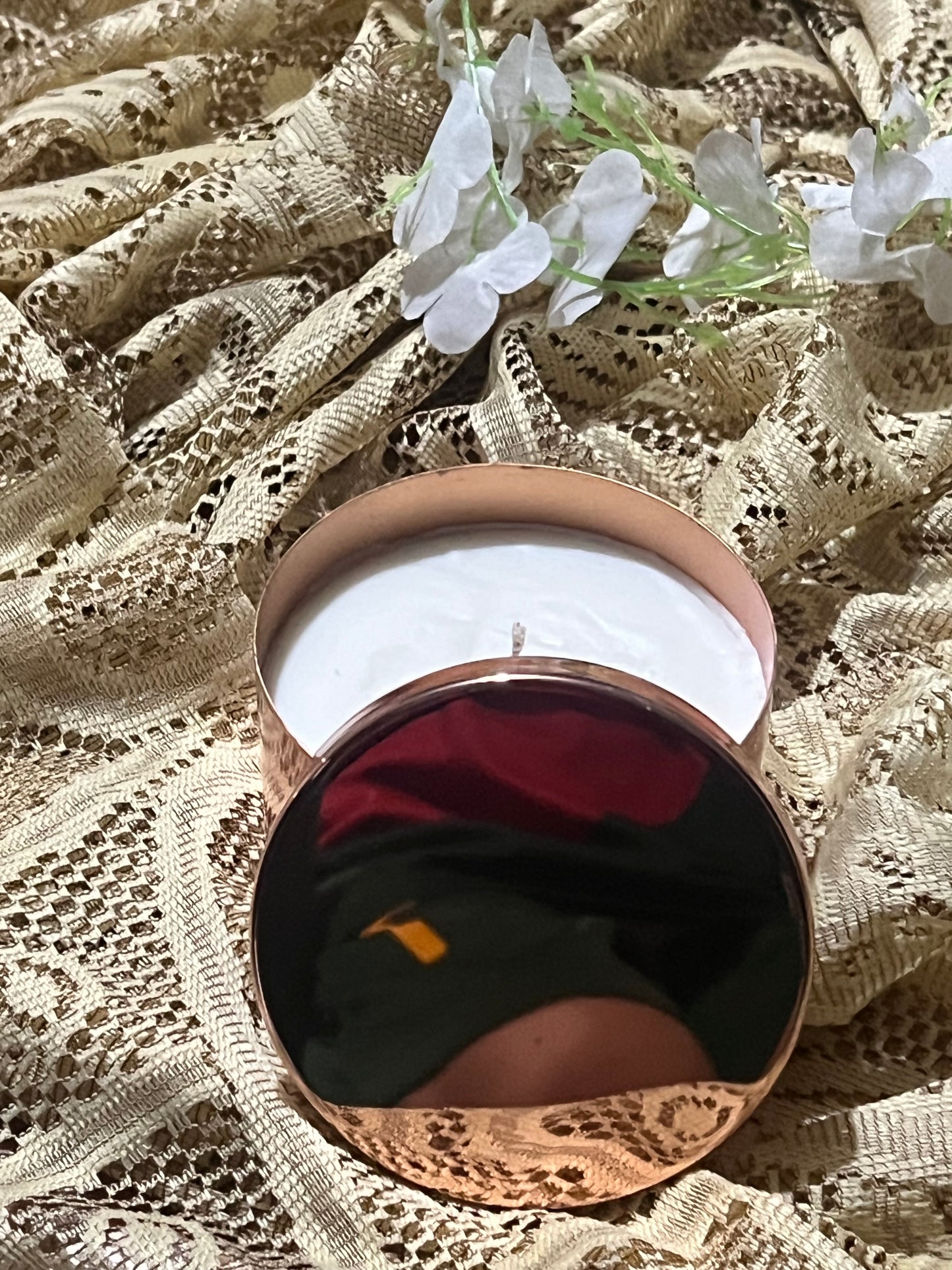 Rose Gold Plated tall standley Tin