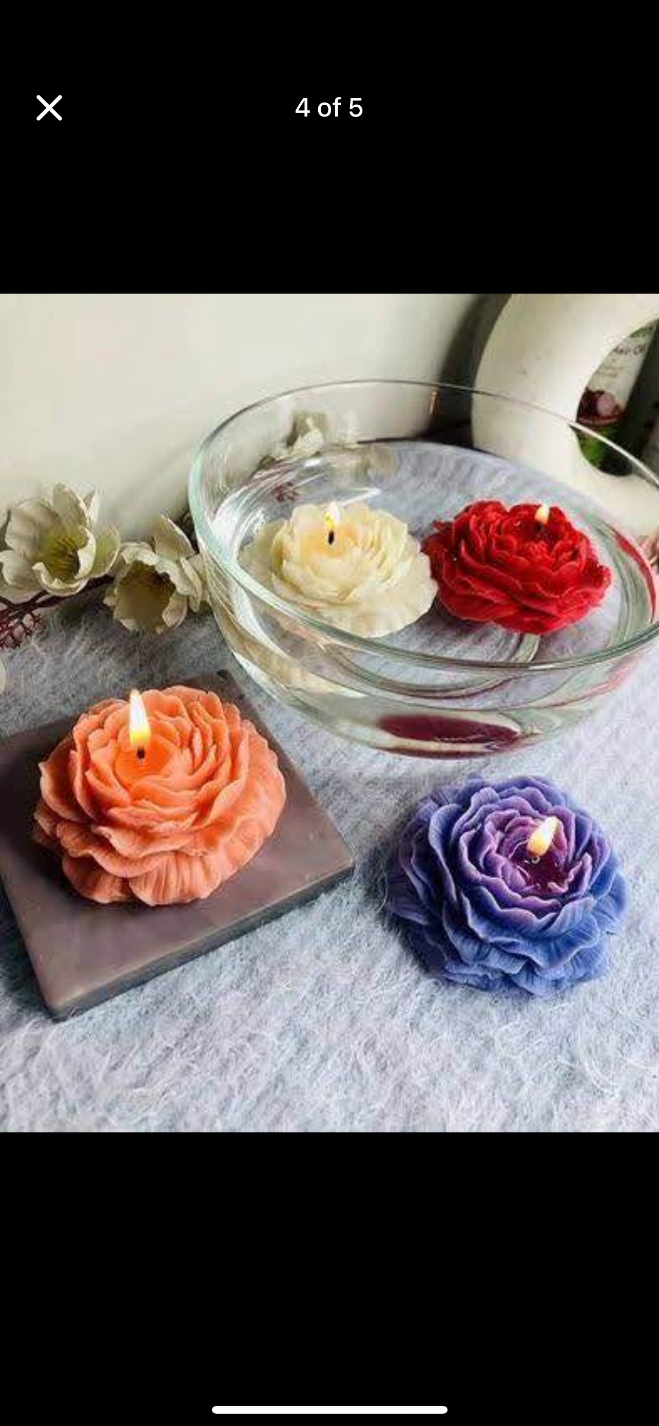 Peony Rose Soy candles